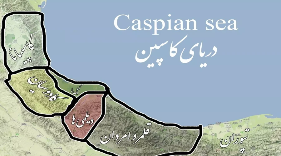 نقشه گیلان قدیم