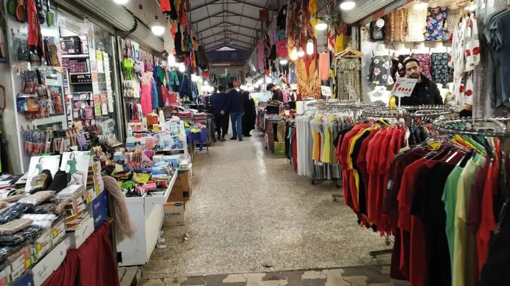 تصویری از بازارچه ساحلی آستارا