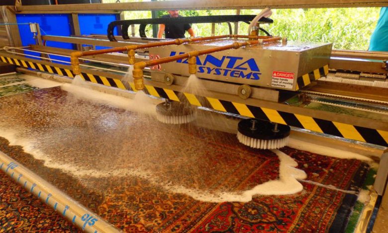 قالیشویی در لاهیجان